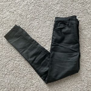 Black Coated Skinny Jeans